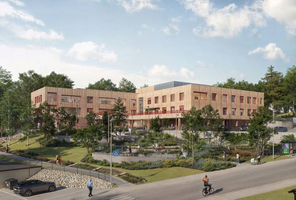 Illustrasjon av Eiksveien 73 forsiden