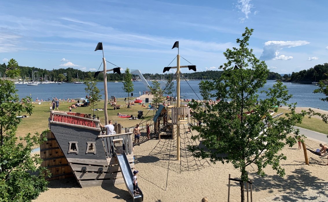 Kadettangen badeplass.