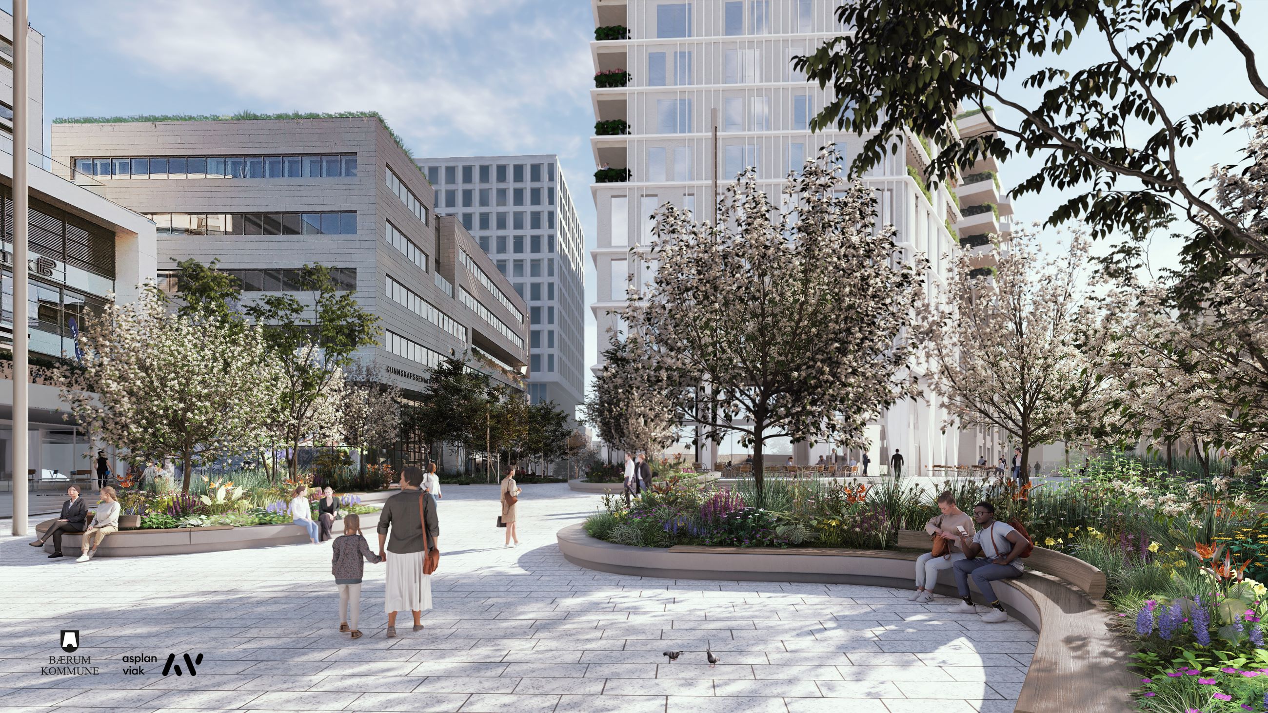 Illustrasjon stasjonstorget