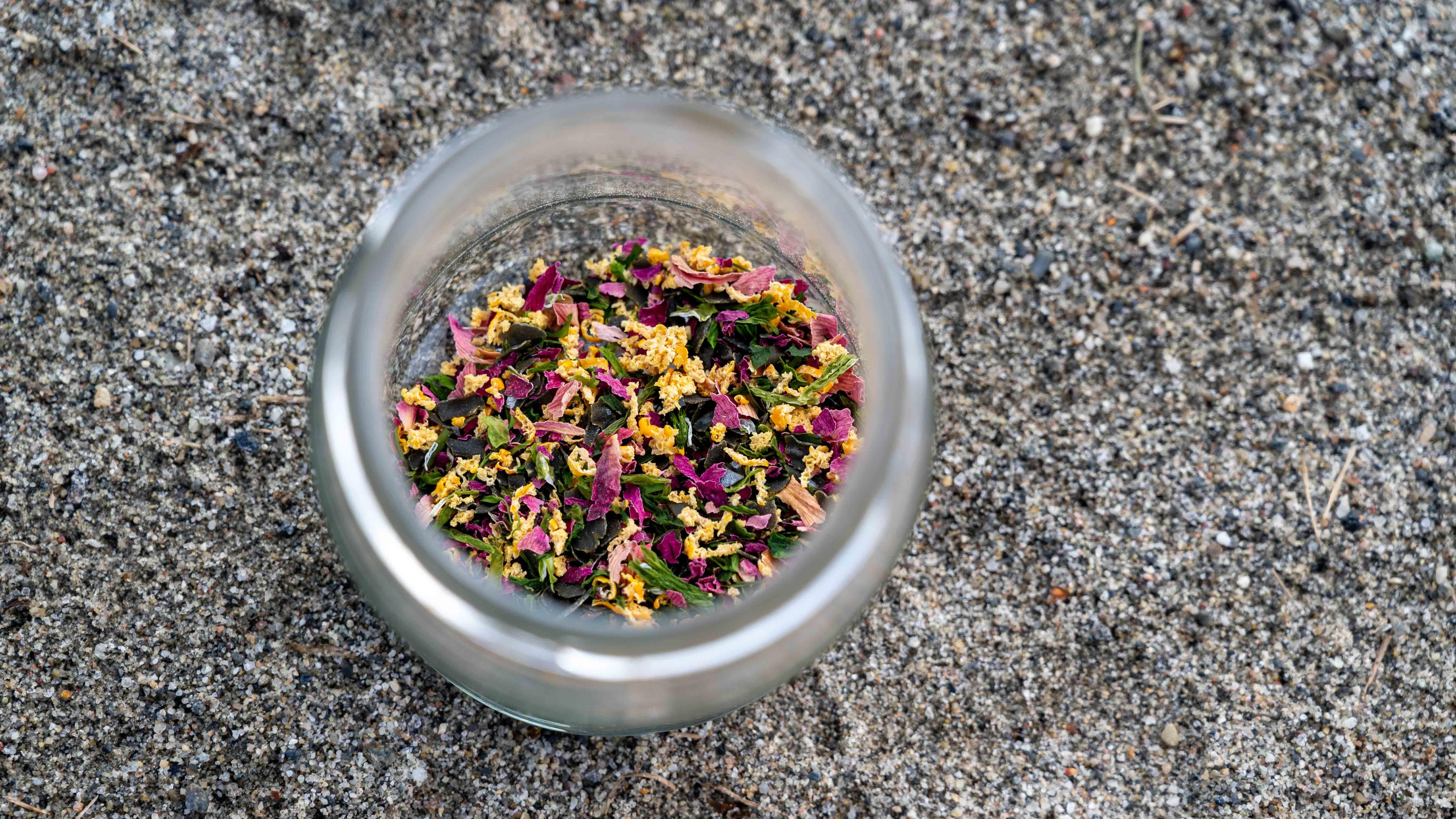 Furikake laget av sukkertare