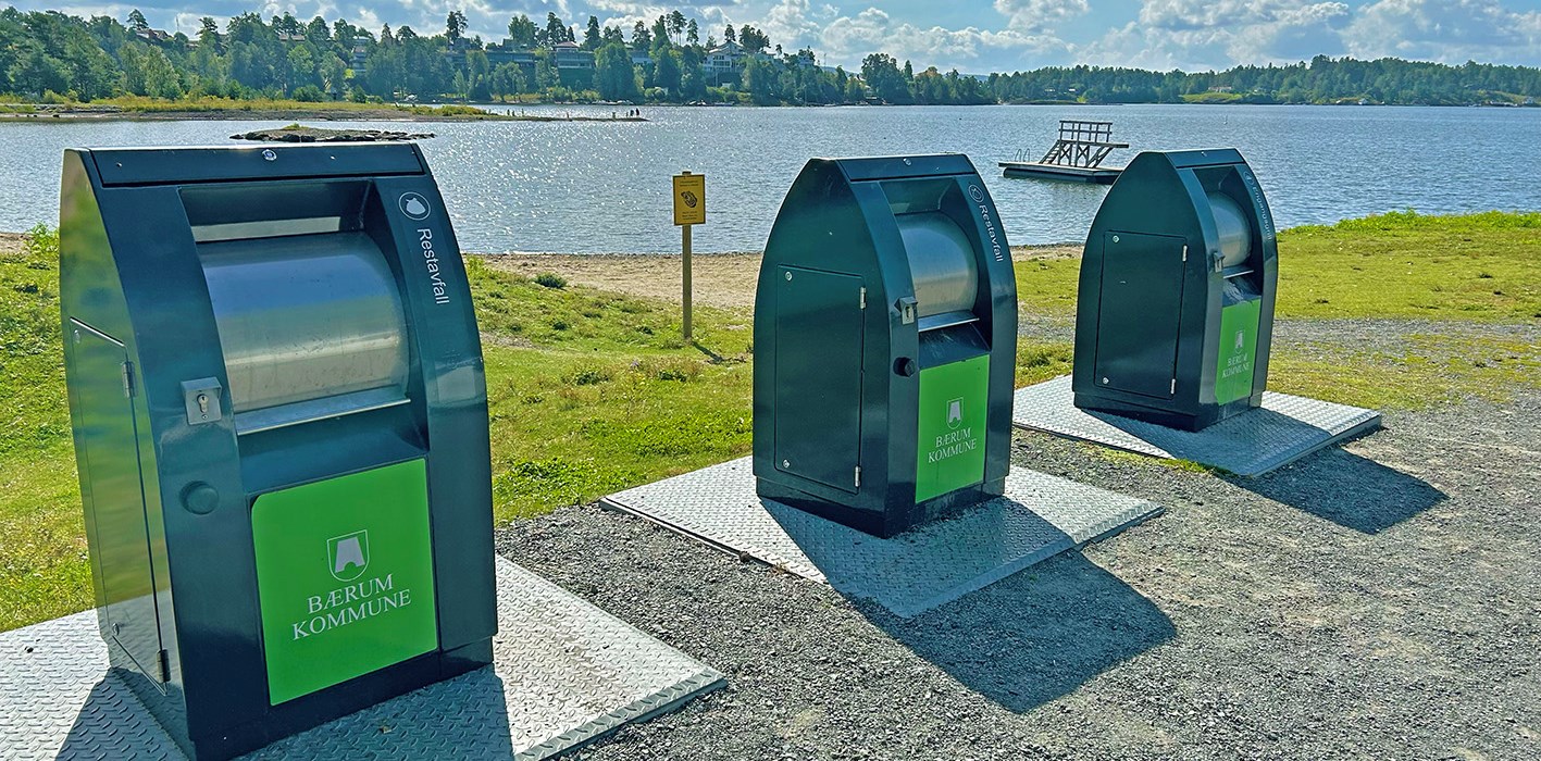 Nedgravde containere