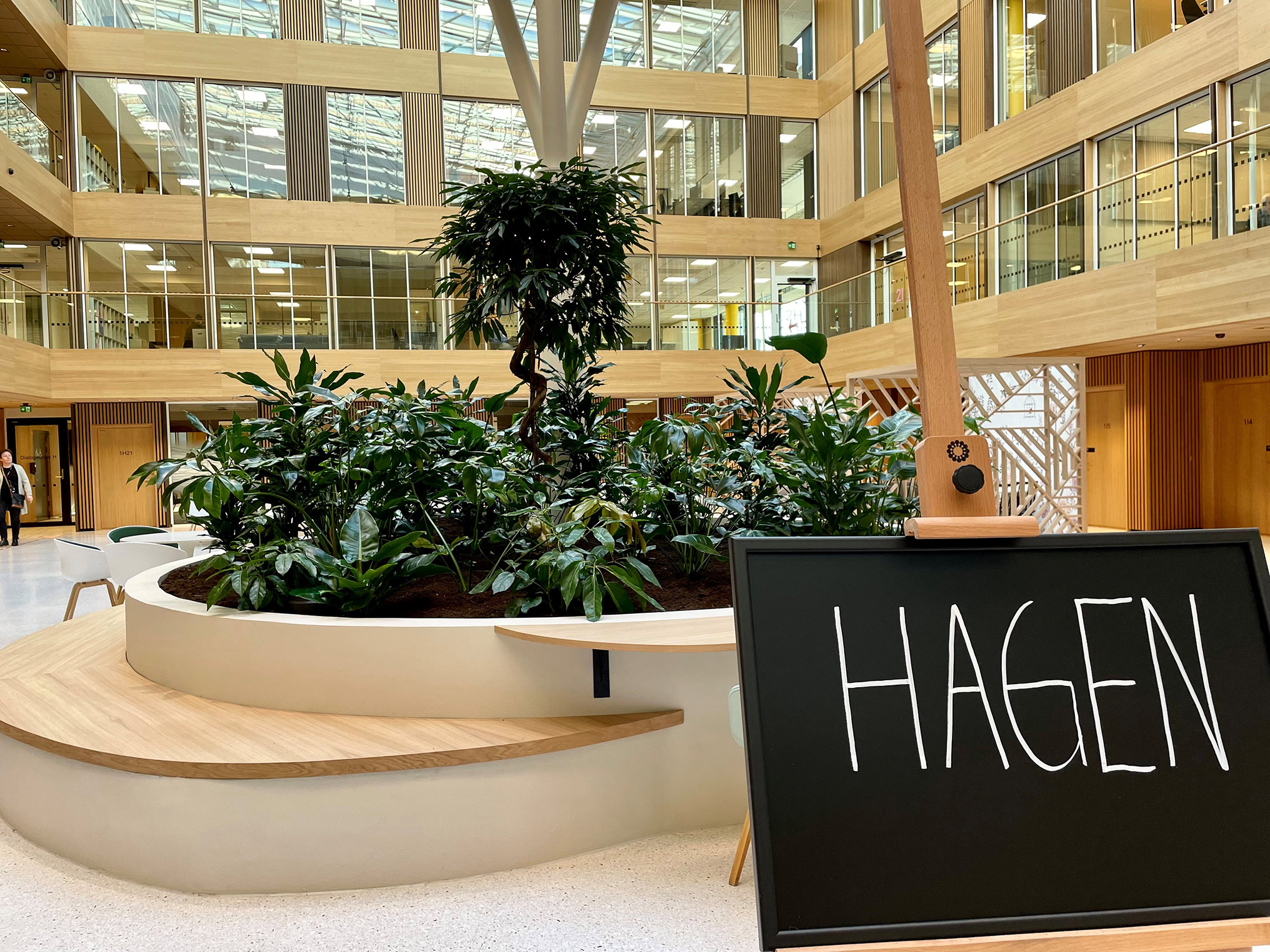 Kommunegården - Området Hagen