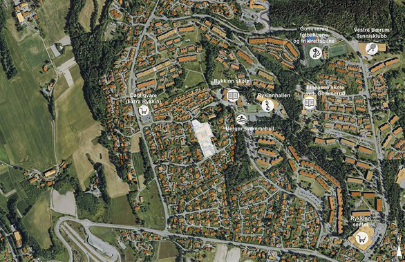 Illustrasjon av nye Berger barnehage