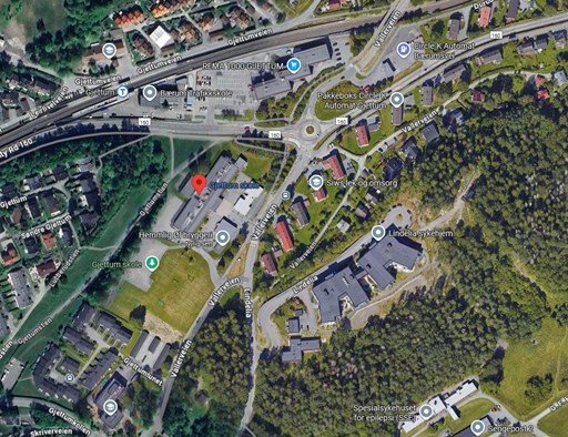 Gjettum Hauger utbygging - dronefoto