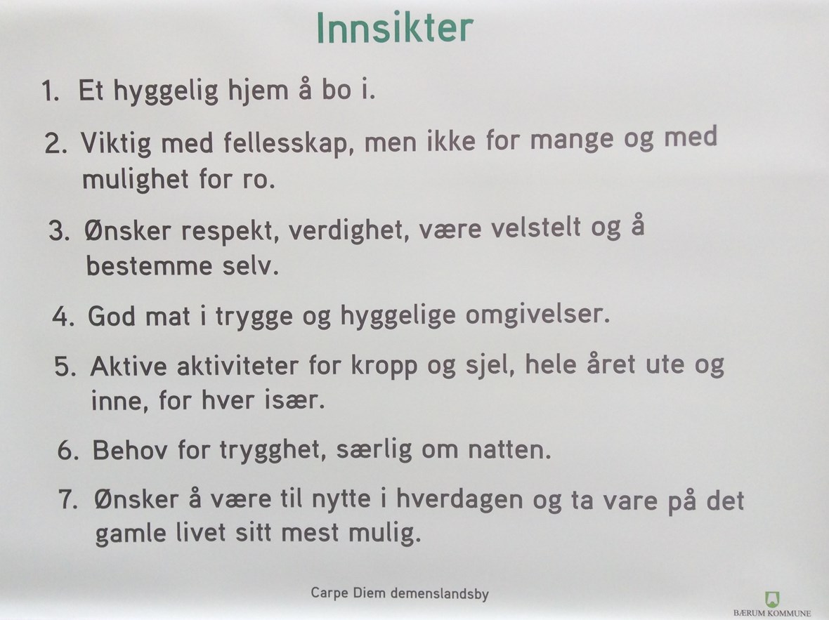 Kartlegging av brukernes behov - innsikter