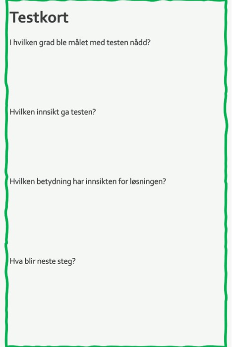 Testkort