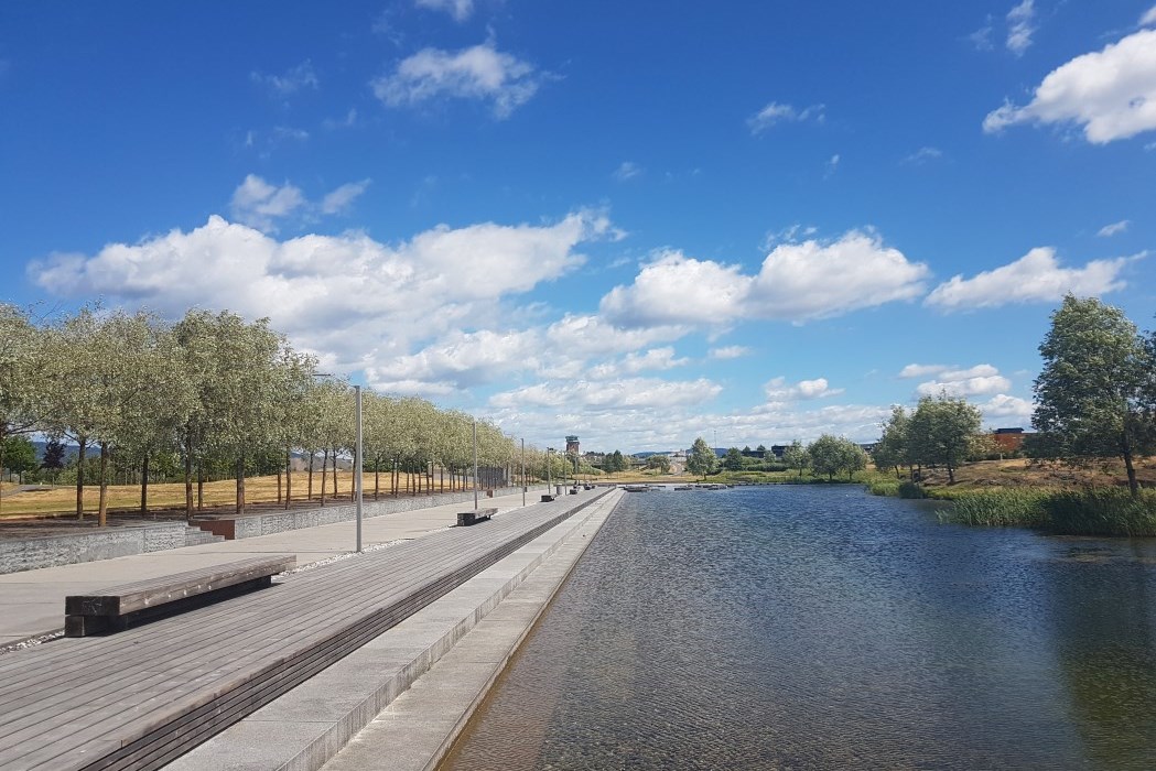 Nansenparken med Flytårnet