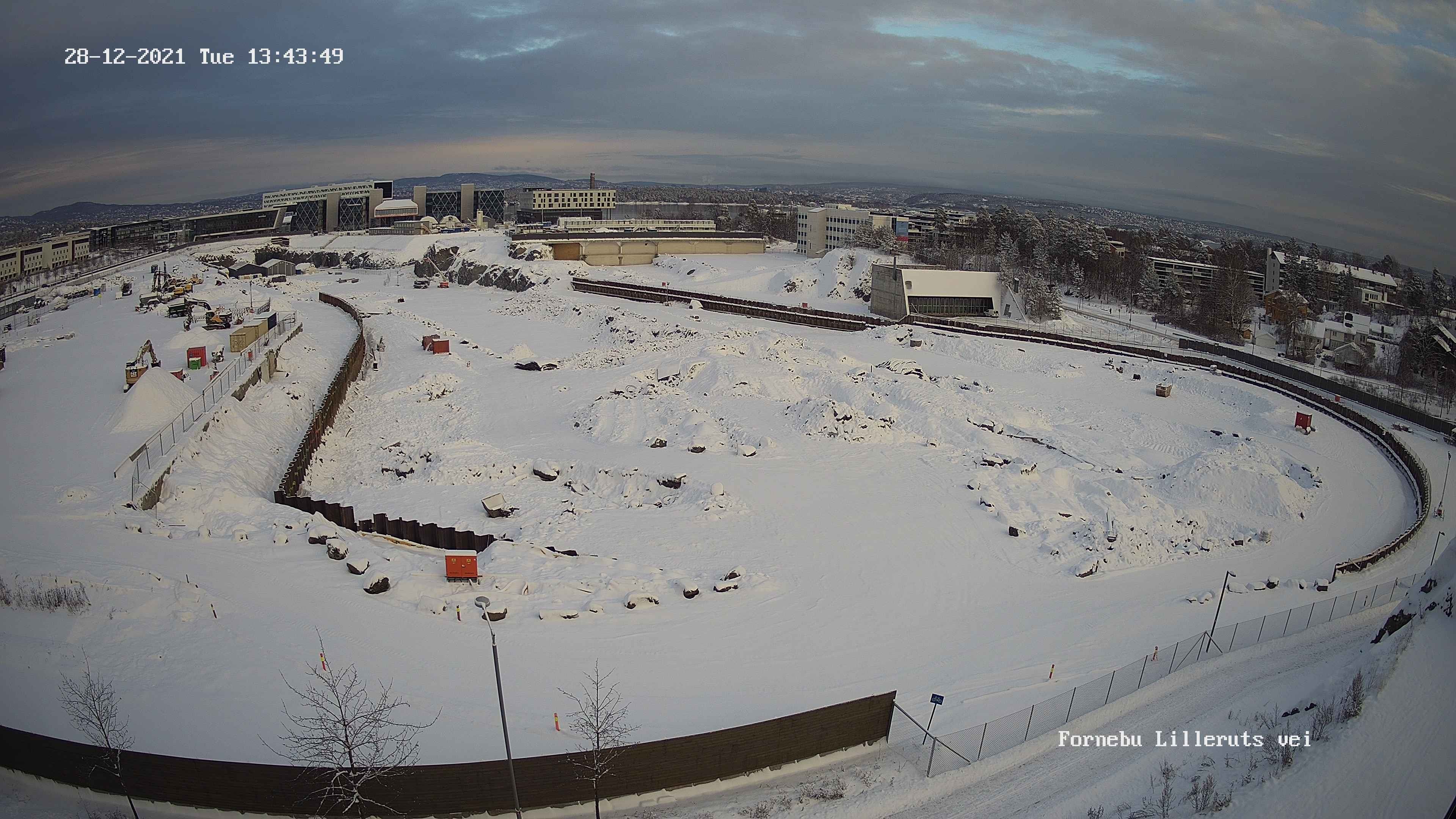 Fornebu sør Timelap 281221 Foto Fornebubanen