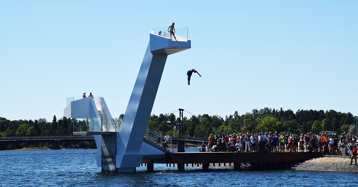 Stupetårnet på Kadettangen