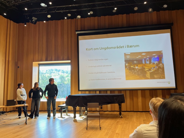 Ungdomsrådet presenterer seg