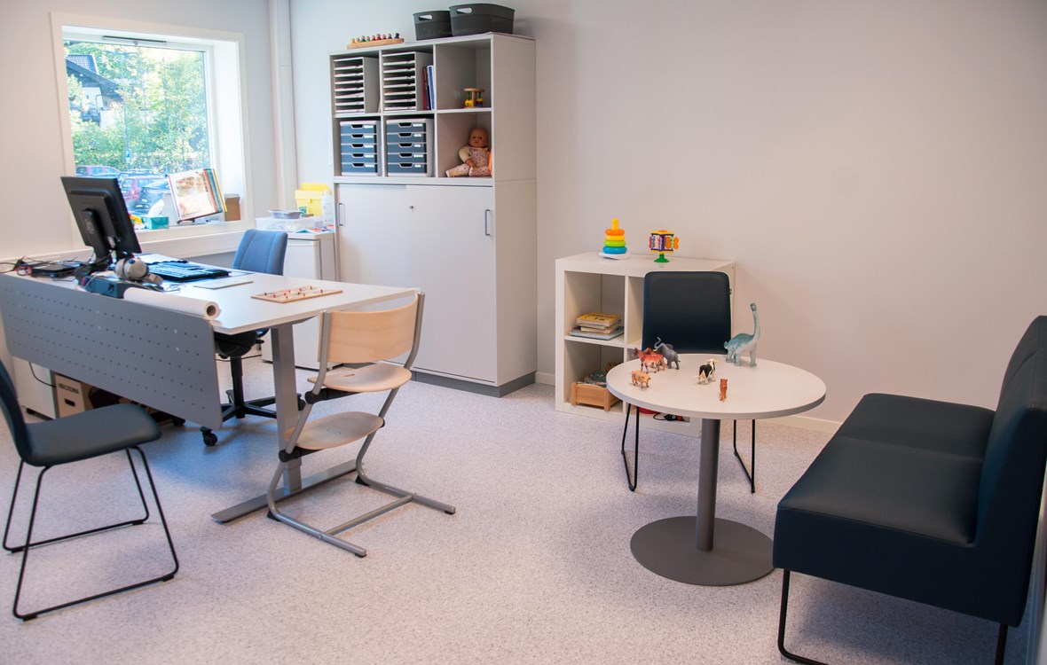 Kolsås helsestasjon bilde inne kontor