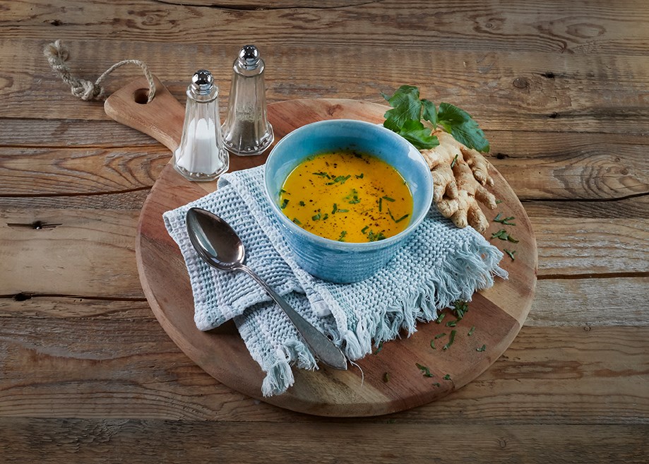 Gulrotsuppe m/ingefær