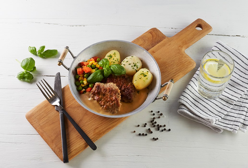 Karbonader soppsaus potet