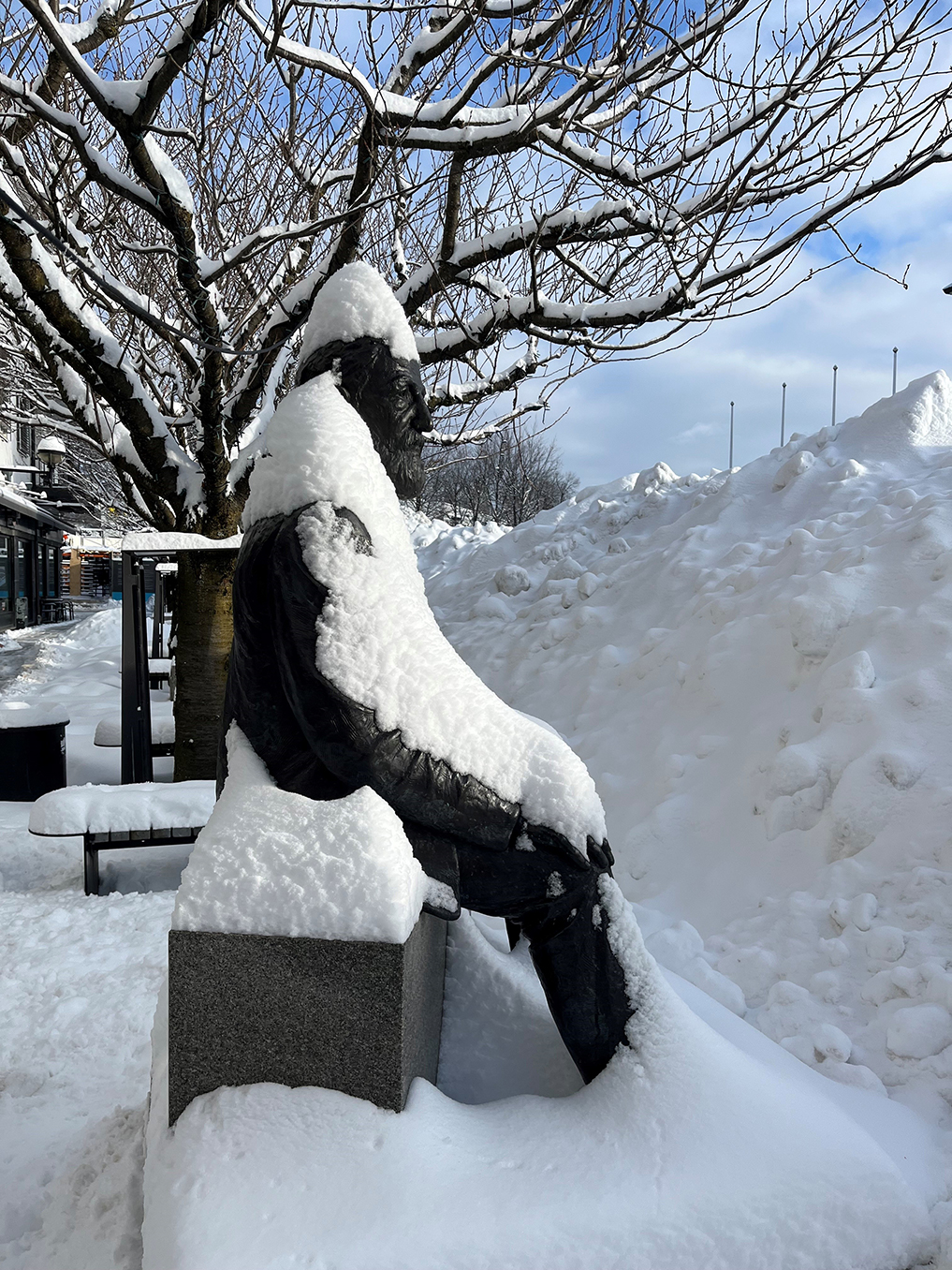 Skulpturer i vinterdrakt - Caspar