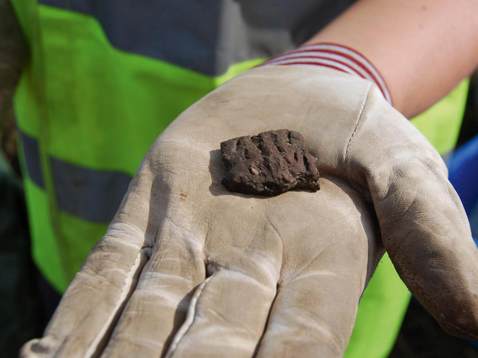  Skår av traktbegerkeramikk 