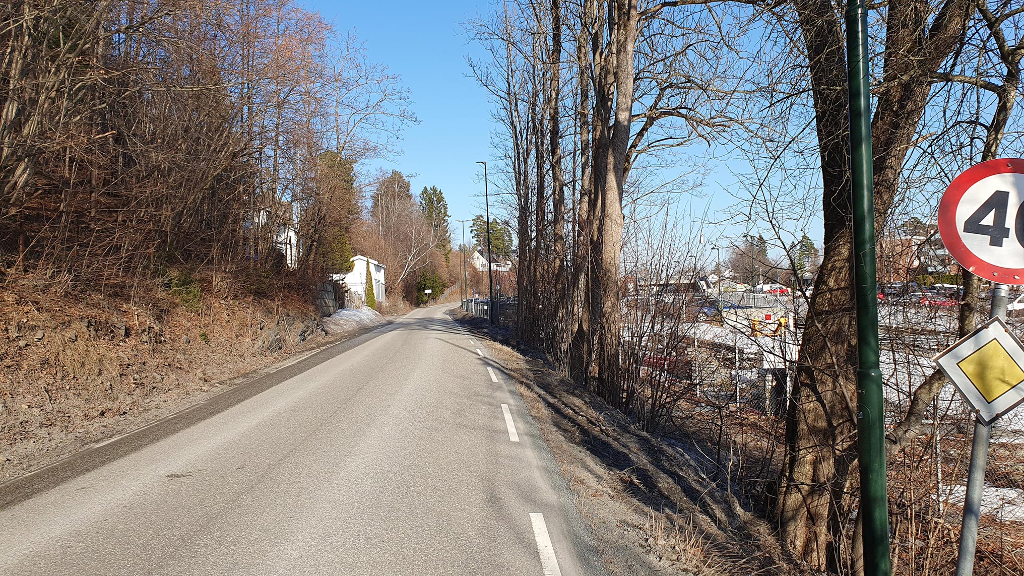 Sykkelvei  Nesveien - 3